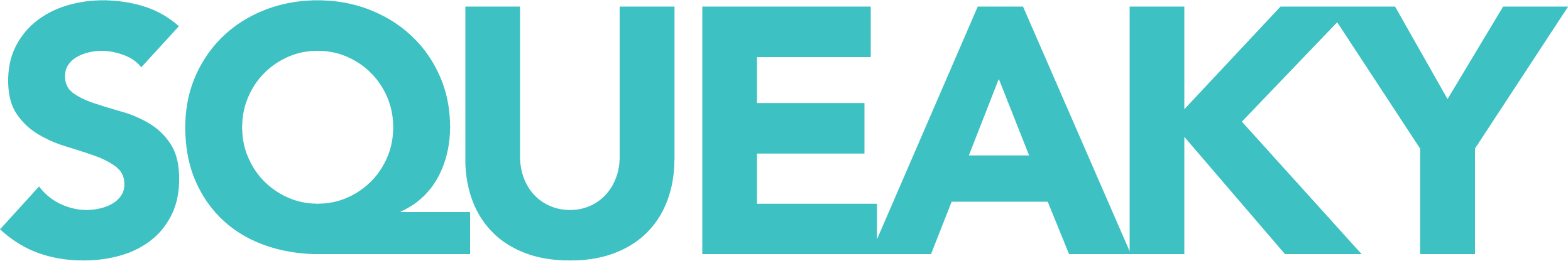 Squeaky logo